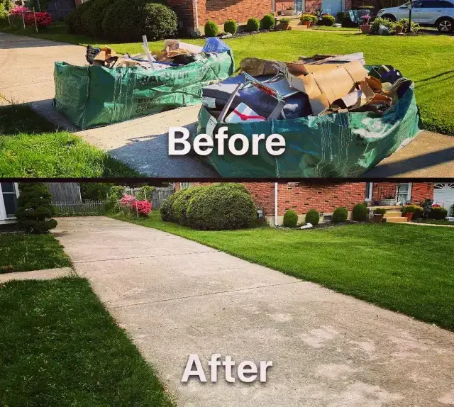 Garbage Removal Before and After